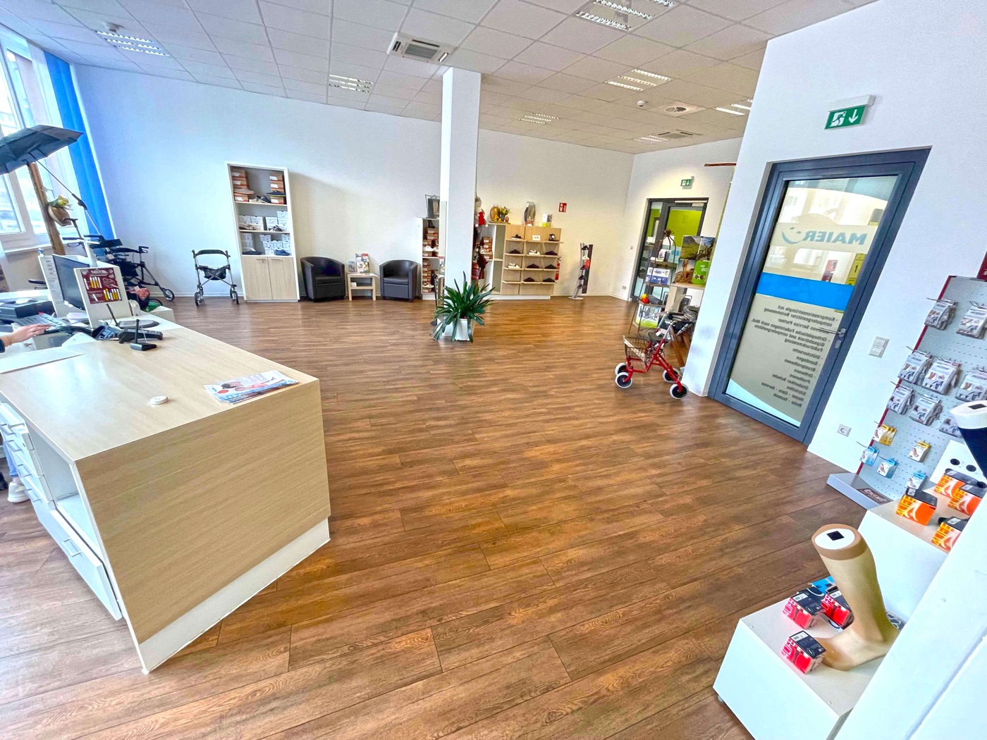 Sanitätshaus Maier Backnang Karl-Krische-Straße – Innenansicht