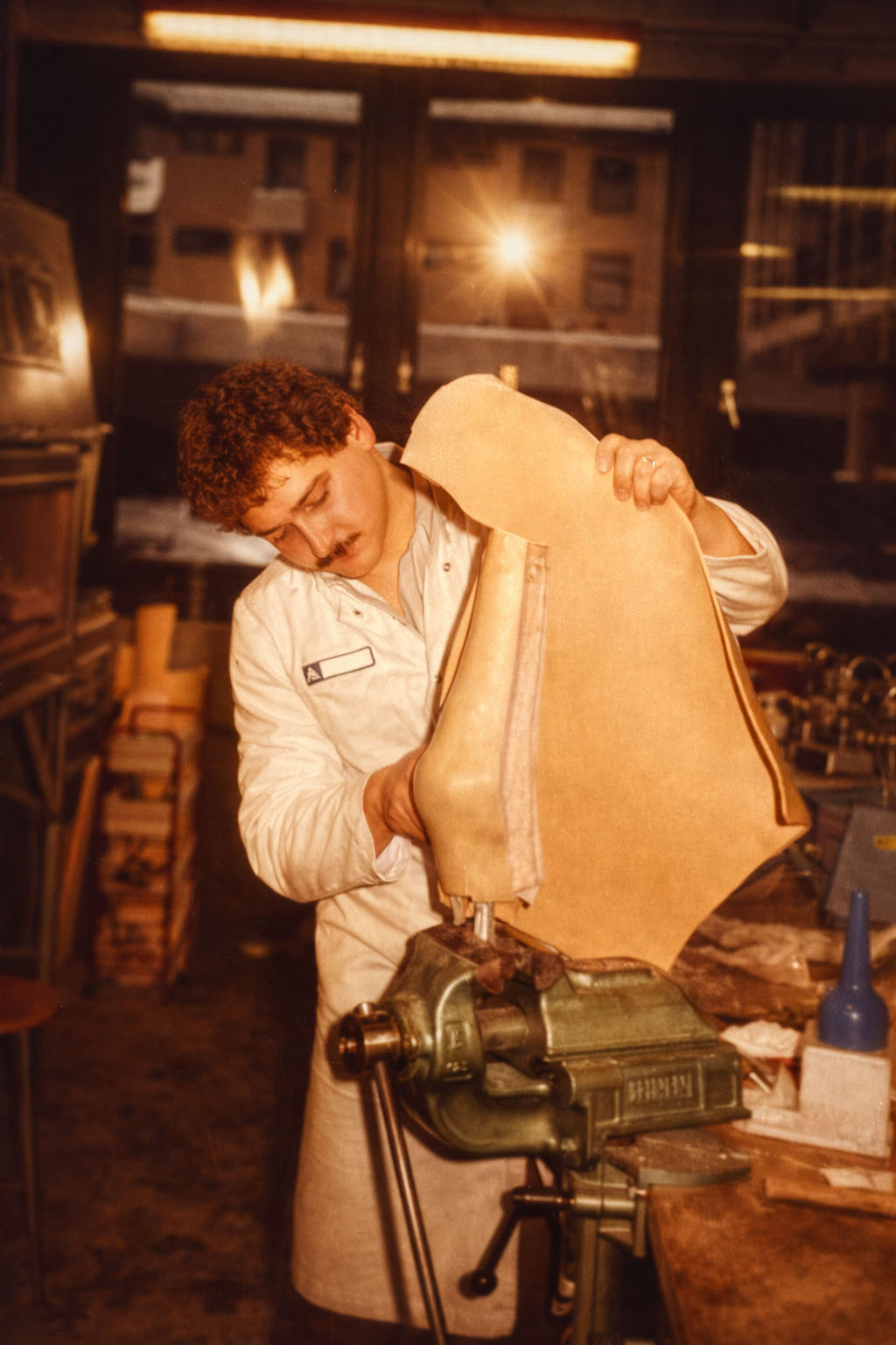 Eberhard Maier in der Meisterschule Stuttgart